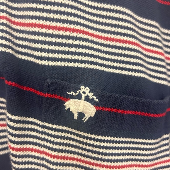 Brooks Brothers red, white and blue striped polo - Picture 3 of 3